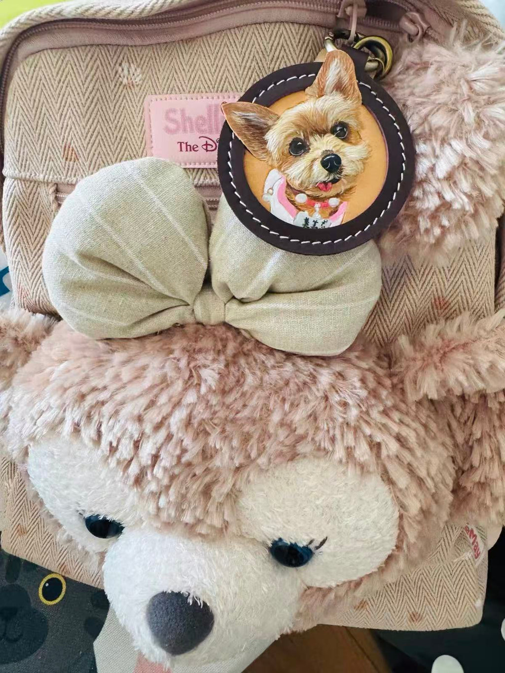 Hand-Carved Leather Pet Portrait Keepsake