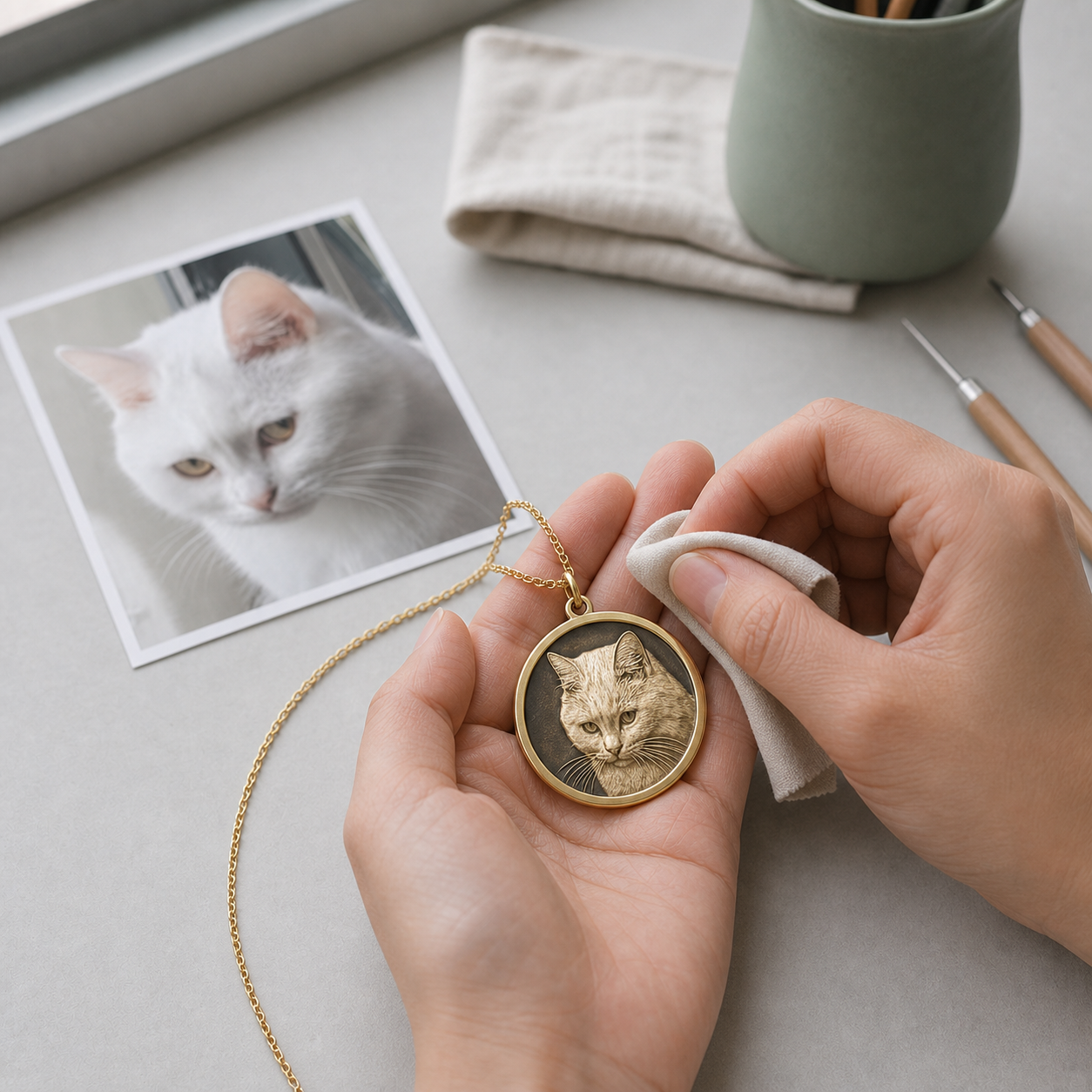 Custom Pet Memorial Necklace
